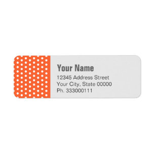 Polkadot orange