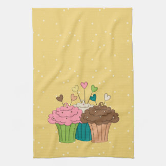 Polkadots and Cupcakes Kitchen Towel