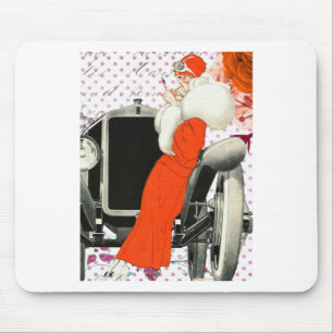 polkadots flapper mouse pad