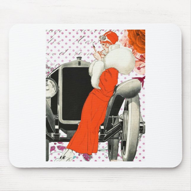 polkadots flapper mouse pad (Front)