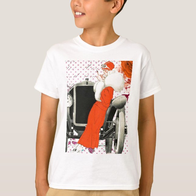 polkadots flapper T-Shirt (Front)