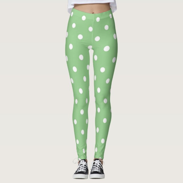 Polkadots Print Leggings (Front)