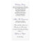 polkadots purple daisy Wedding program