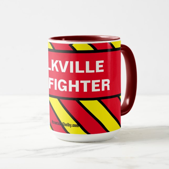 POLKVILLE FIREFIGHTER MUG (Devant droit)
