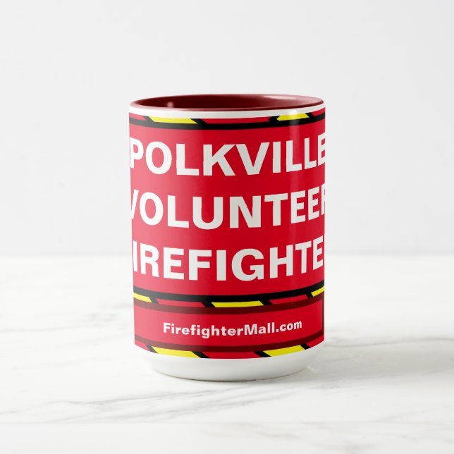 POLKVILLE VOLUNTEER FIREFIGHER Mug (Centre)