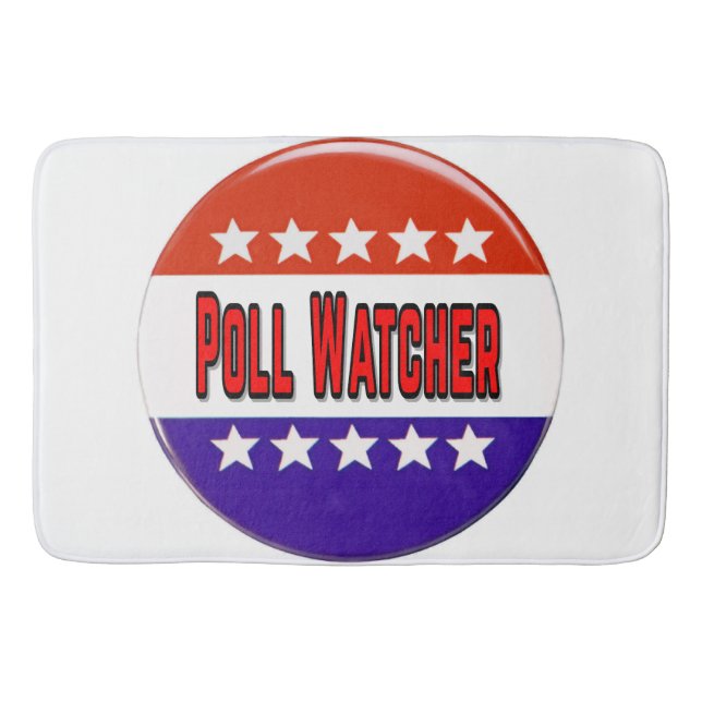 Poll Watcher Bath Mat (Front)