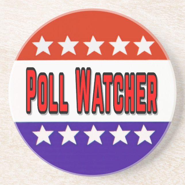 Poll Watcher Coaster (Front)