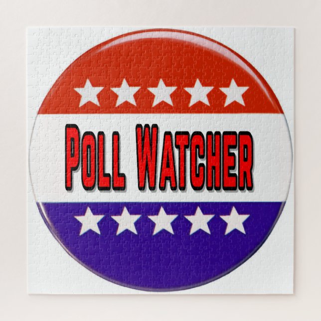 Poll Watcher Jigsaw Puzzle (Vertical)
