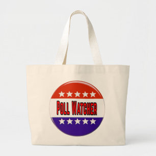 Poll Watcher Large Tote Bag
