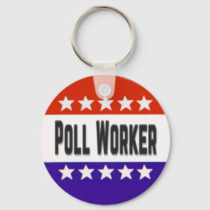 Poll Worker Keychain