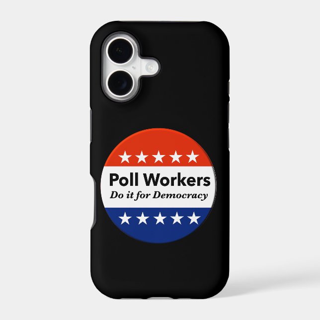 Poll Workers Do It For Democracy (Back)