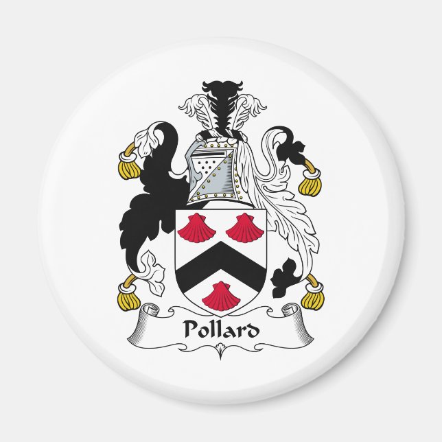 Pollard Family Crest Magnet (Front)
