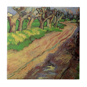 Pollard Willows by Vincent van Gogh Tile