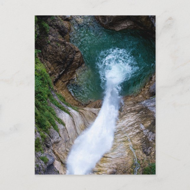 Pollat River Waterfall - Neuschwanstein Castle Postcard (Front)