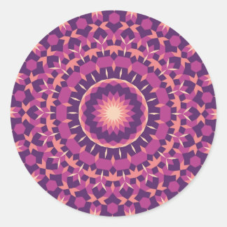 Pollen Tiling Pattern Classic Round Sticker