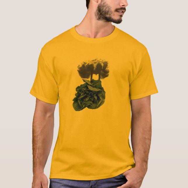 Pollution is Spinach (light colours) T-Shirt (Front)