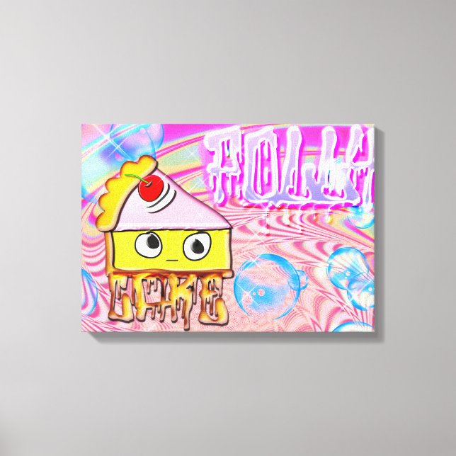 Polly Cake - Tortina - Canvas Print (Front)