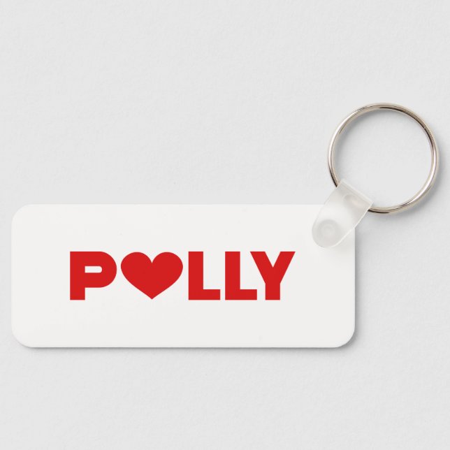 Polly Love Keychain (Front)