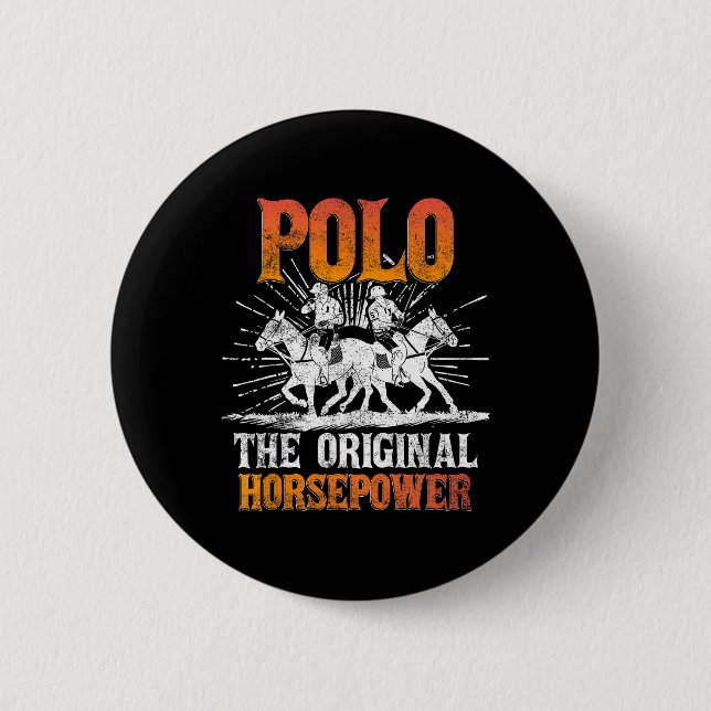 Polo3   2 inch round button (Front)