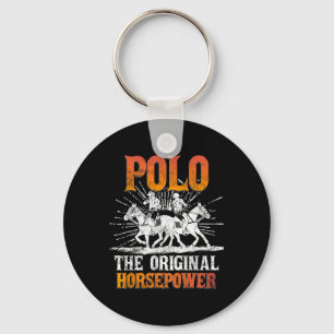 Polo3 horse print keychain