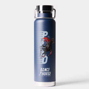 Polo Championship Equestrian Rider Dance w/ Horse Water Bottle
