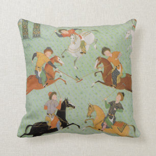 Polo / Chogan Throw Pillow