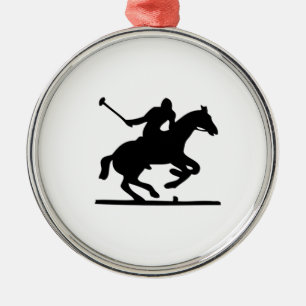 Polo Horse Metal Ornament