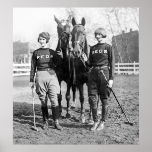 Polo Ladies: 1925 Poster