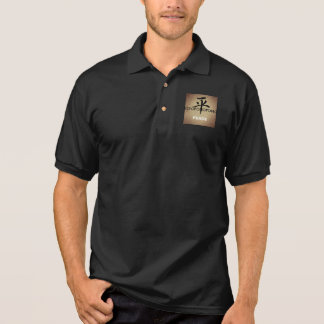 Polo Le polo des hommes de logo de paix de Ho'oponopono