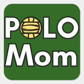 Polo Mom Square Sticker