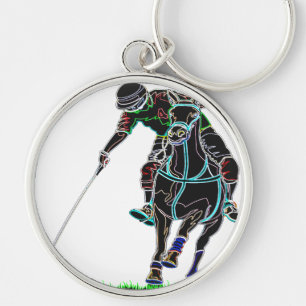 POLO ONE HORSE KEYCHAIN