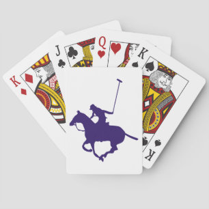 Polo Player Playing Cards