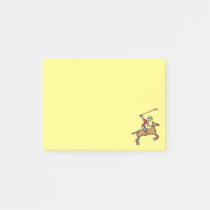 Polo Playing Horse and Rider Post-it Notes