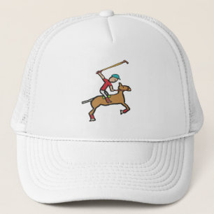 Polo Playing Trucker Hat
