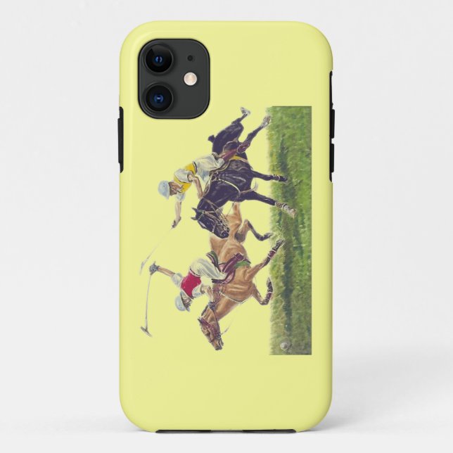 Polo Ponies Case-Mate iPhone Case (Back)