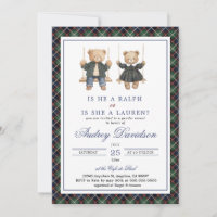 Polo Ralph Lauren Gender Reveal Tartan Plaid