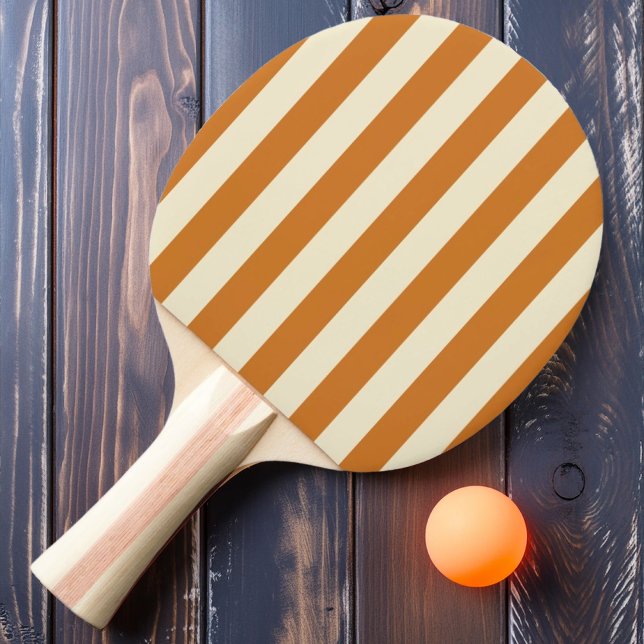 Polo Striping Burnt Honey Colour Ping Pong Paddle (Creator Uploaded)