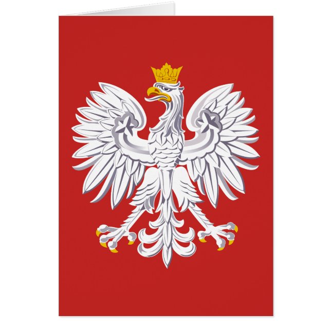 Pologne Crête patriotique avec aigle (Devant)