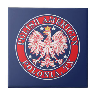 Polonia Texas Polish American Eagle Tile