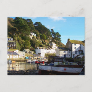 Polperro Cornwall England Postcard