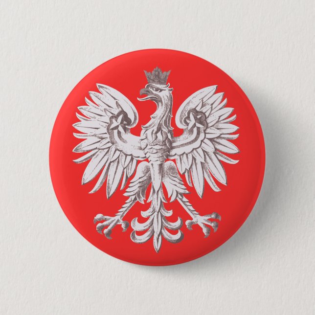 Polska 2 Inch Round Button (Front)