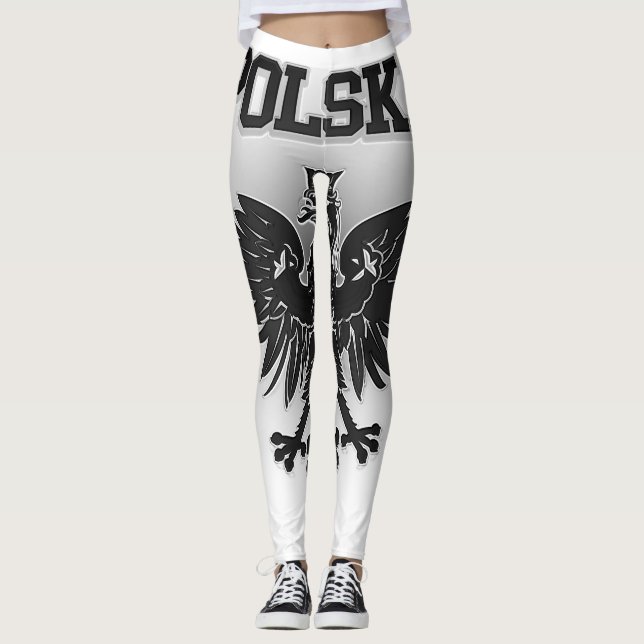 Polska Coat of Arms Leggings (Front)