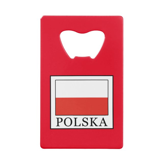 Polska Credit Card Bottle Opener (Front)