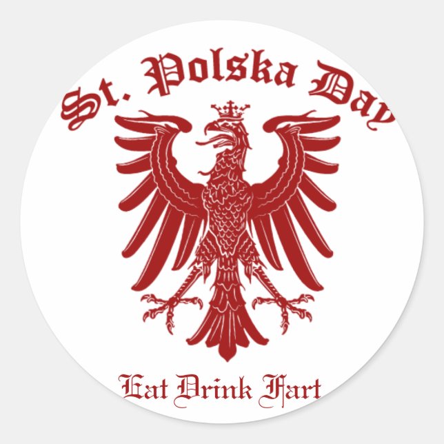 Polska Day Sticker (Front)