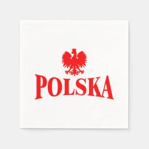 Polska Eagle Bar Napkins