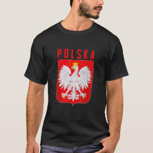 Polska Eagle Emblem Poland Flag Polish Culture Pie T-Shirt