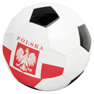 Polska Eagle Red Shield Soccer Ball