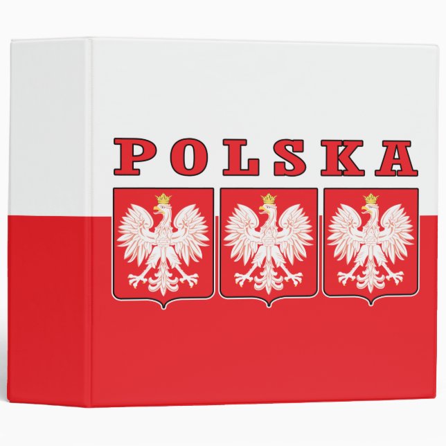 Polska Eagle Shields Binder (Front/Spine)