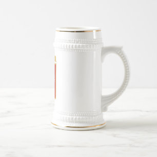 Polska (Poland) COA Beer Stein