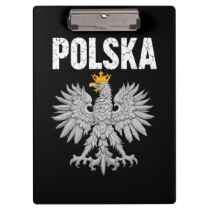 Polska Poland Eagle Pole Pride Polish Roots Poland Clipboard